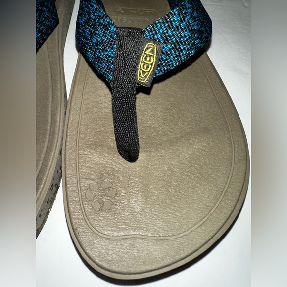 Keen “Harvest” Flip Flops Recycled Material Luft Cell Sandals Men’s Size 11 - Picture 2 of 10